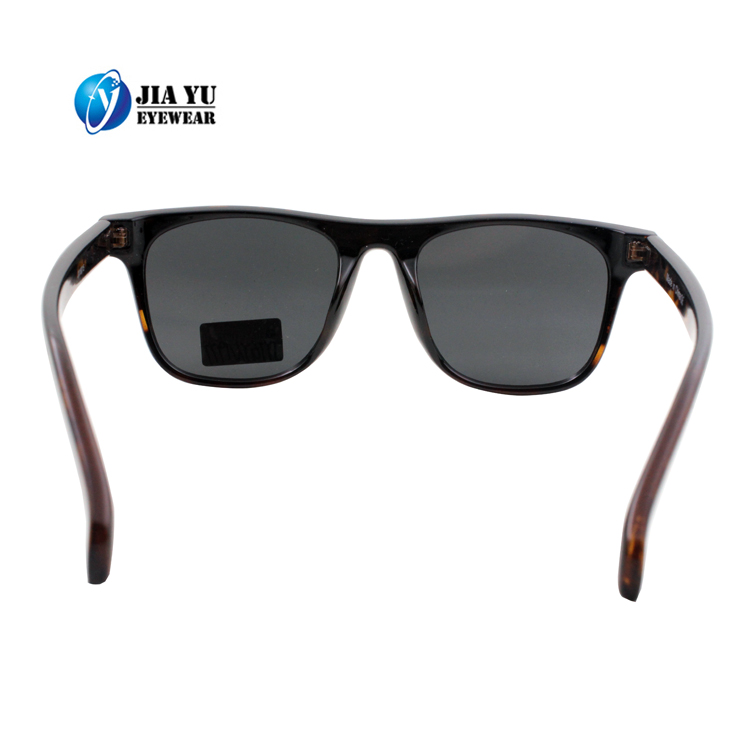 Custom UV 400 Polarized Black Unisex Adult Designer Sunglasses Jiayu